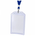 Etui Na Identyfikator Kartę Legitymację Przeźroczyste Pionowe 10,5 x 6 cm