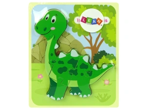 Drewniane puzzle dinozaur – Isanosaurus lub Tyranosaurus