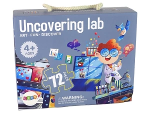Puzzle dla dzieci Laboratorium Nauka 72 elementy