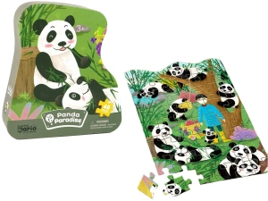 Puzzle Panda Las Bambusowy 48 elementów Lean Toys