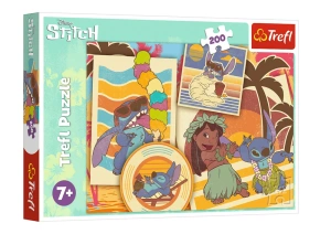 Puzzle 200 elementów Muzyczny świat Lilo i Stitch Trefl