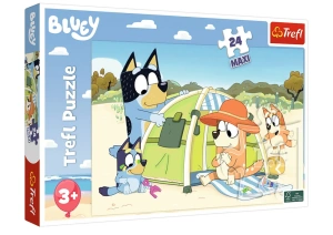 Puzzle 24 Maxi Wspaniały dzień Bluey Trefl