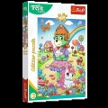 Puzzle - 100 - Rodzina Treflików - Brokatowe Trefliki - Trefl 14833
