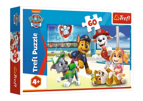 Puzzle - 60 - W świecie Piesków - Psi Patrol - Trefl 17392