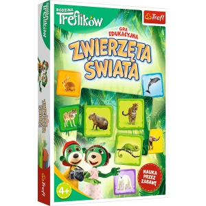 Gra dla dzieci Zwierzęta Świata Rodzina Treflików 02337
