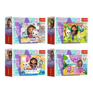 Puzzle - 20 miniMaxi - Kolorowy dzień Gabi - Koci Domek Gabi - Trefl 56041