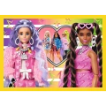 Puzzle - 4w1 (35, 48, 54, 70) - Wesoły świat Barbie - Trefl 34626