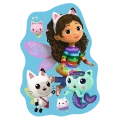 Puzzle - 50 Drewniane - Wesoła Gabi - Koci Domek Gabi - Trefl 20260