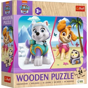 Puzzle Drewniane - 24 - Dziewczęcy Psi Patrol - Trefl 20266