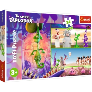 Puzzle - 24 Maxi - Ciekawski Smok Diplodok - Trefl 14376
