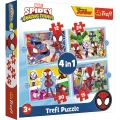 Puzzle - 4w1 (12, 15, 20, 24) - Ekipa Spiday`a - Trefl 34611