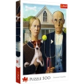 Puzzle - 500 - American Gothic: Psia Edycja - Trefl 37526