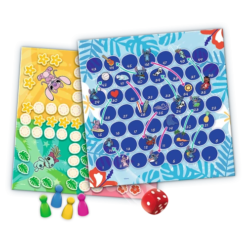 Gra klasyczna Lilo & Stitch 2w1 Chińczyk Węże i drabiny Trefl 02656