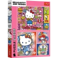 Puzzle - 2x200 - Hello Kitty i przyjaciele - Hello Kitty - Trefl 13336