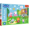 Puzzle - 24 Maxi - Zabawy na polanie - Świnka Peppa - Trefl 14342