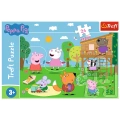 Puzzle - 24 Maxi - Zabawy na polanie - Świnka Peppa - Trefl 14342