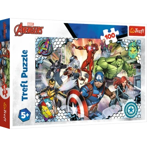 Puzzle - 100 - Sławni Avengers - Disney Marvel The Avengers - Trefl 16454
