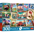 Puzzle - 300 EasyPiece - Znaczki pocztowe - Trefl 23100