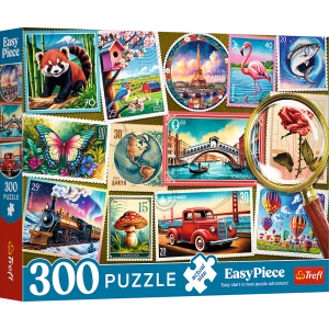 Puzzle - 300 EasyPiece - Znaczki pocztowe - Trefl 23100