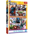 Puzzle - 2x70 - Zostań bohaterem - Avengers - Trefl 34439
