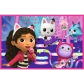 Puzzle - 2x24 - Zabawy z Gabby - Koci Domek Gabi - Trefl 34433