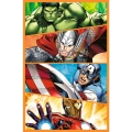 Puzzle - 3x80 - Dni pełne akcji - Disney Marvel The Avengers - Trefl 34883