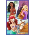 Puzzle - 3x80 - Księżniczki przyjaciółki - Disney Princess - Trefl 34884