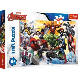 Puzzle - 100 - Siła Avengersów - Marvel Avengers - Trefl 16431