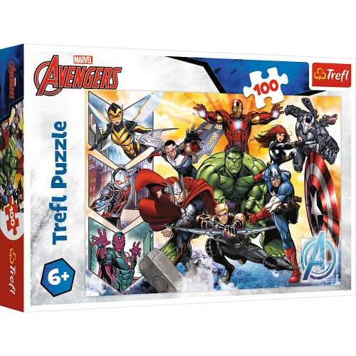 Puzzle - 100 - Siła Avengersów - Marvel Avengers - Trefl 16431