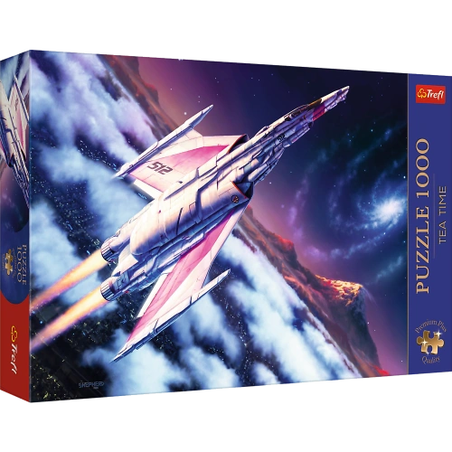Puzzle - 1000 Premium Plus - Tea Time: Lot w kosmos - Trefl 12075
