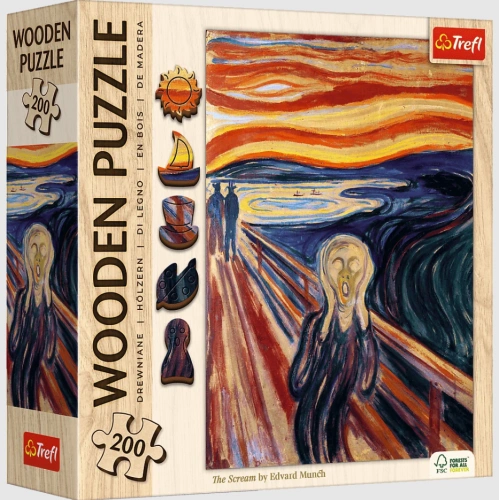 Puzzle Drewniane - 200 - Krzyk - Trefl 20252