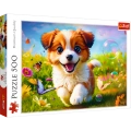 Puzzle - 500 - Wesoły piesek - Trefl 37524