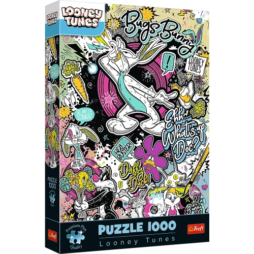 Puzzle - 1000 Premium Plus - Zwariowane melodie - Looney Tunes - Trefl 12066