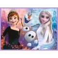 Puzzle + MEMOS - 2w1 (30,48) - Księżniczki w swojej krainie - Disney Kraina Lodu - Trefl 93335