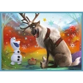 Puzzle - 4w1 (12, 15, 20, 24) - Niezwykły świat Frozen - Kraina Lodu - Trefl 34381