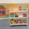 MASTERKIDZ Regał na Kółka - 3 Półki Na Akcesoria Do Tablicy STEM 800H x 800L