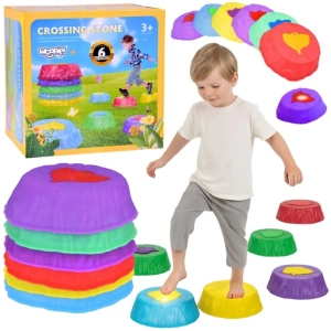 WOOPIE Świecące Kamienie Balansujące Sensoryczne – 6 szt.