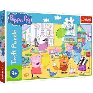 Puzzle - 24 Maxi - Piękna Peppa - Świnka Peppa - Trefl 14367