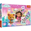 Puzzle - 24 Maxi - Koci Świat Gabby - Koci Domek Gabi - Trefl 14381