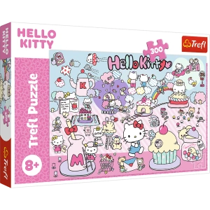 Puzzle - 300 - Poznaj Świat Hello Kitty - Hello Kitty - Trefl 23031