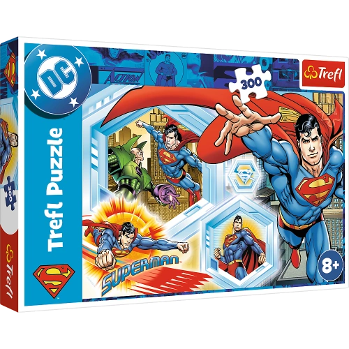Puzzle - 300 - Niezniszczalny Superman - Warner Superman - Trefl 23032