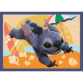 Puzzle - 4w1 (25, 48, 54, 70) - Wakacje na Hawajach - Disney Stitch - Trefl 34666