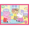 Puzzle - 4w1 (12, 15, 20, 24) - Peppa uwielbia przygody - Świnka Peppa - Trefl 34672