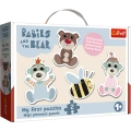 Puzzle - Baby Classic - Przyjacielskie Bobaski - Bobaski i Miś - Trefl 36139