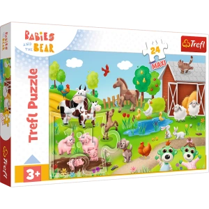 Puzzle - 24 maxi - Zwierzęta - Trefl 14372