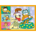 Puzzle - 4w1 (35, 48, 54, 70) - Garfield Kocha lazanię - Trefl 34673