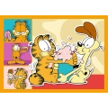 Puzzle - 4w1 (35, 48, 54, 70) - Garfield Kocha lazanię - Trefl 34673