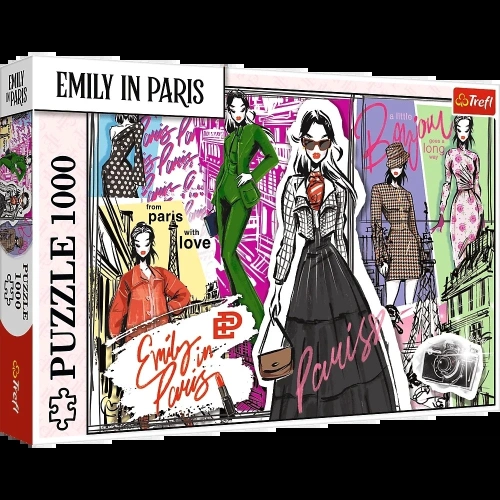 Puzzle - 1000 - Emily w Paryżu: Modowe Inspiracje - Trefl 10967