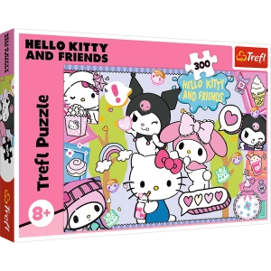 Puzzle - 300 - Szalone trio - Hello Kitty - Trefl 23039