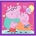 Puzzle - 3w1 (20, 36, 50) - Zwyczaje świnki Peppy - Świnka Peppa - Trefl 34893